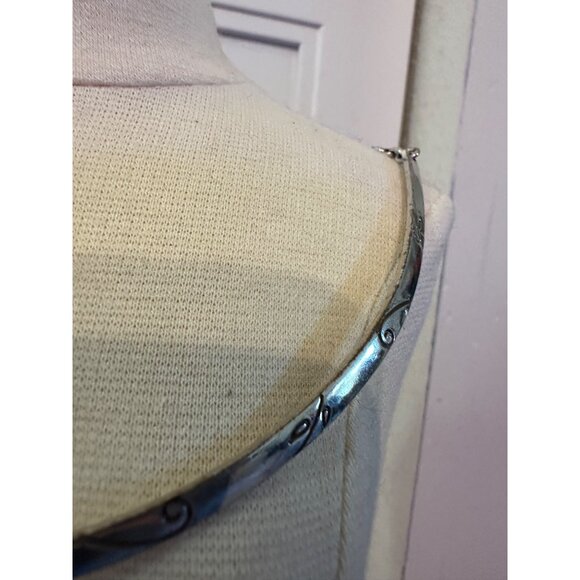 Brighton Silver & Copper Reversible Heart Pendant Necklace Adjustable Chain #554 - Picture 11 of 13